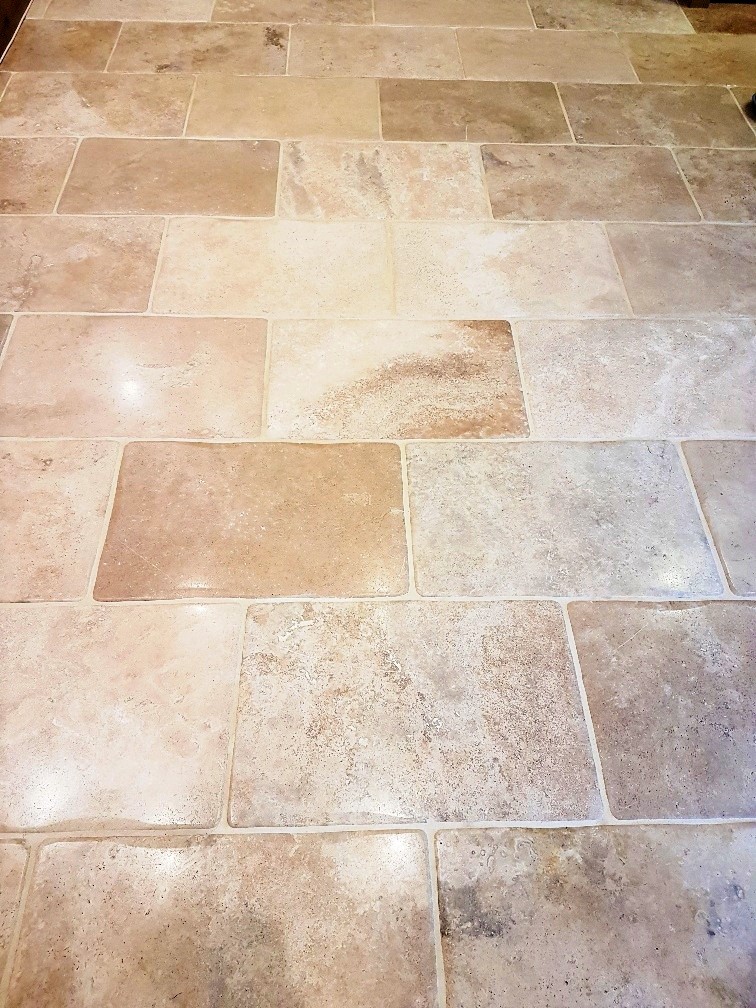 Bullnose Travertine After Cleaning Patley Bridge