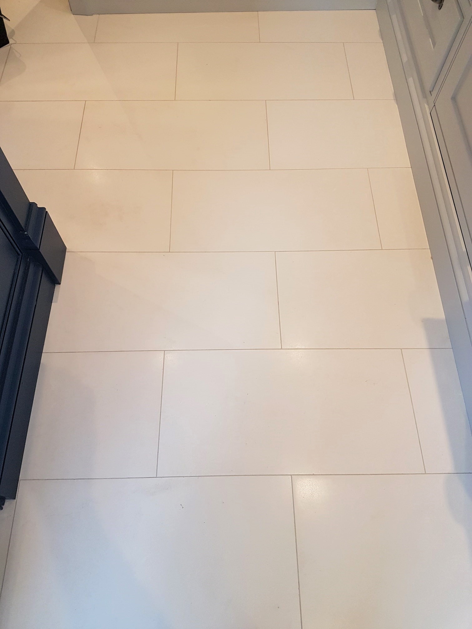 White Moleanos Limestone Floor After Cleaning Harrogate