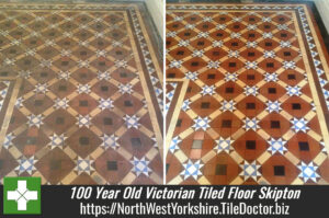 100 Year Old Victorian Tiled Floor Restored in Skipton
