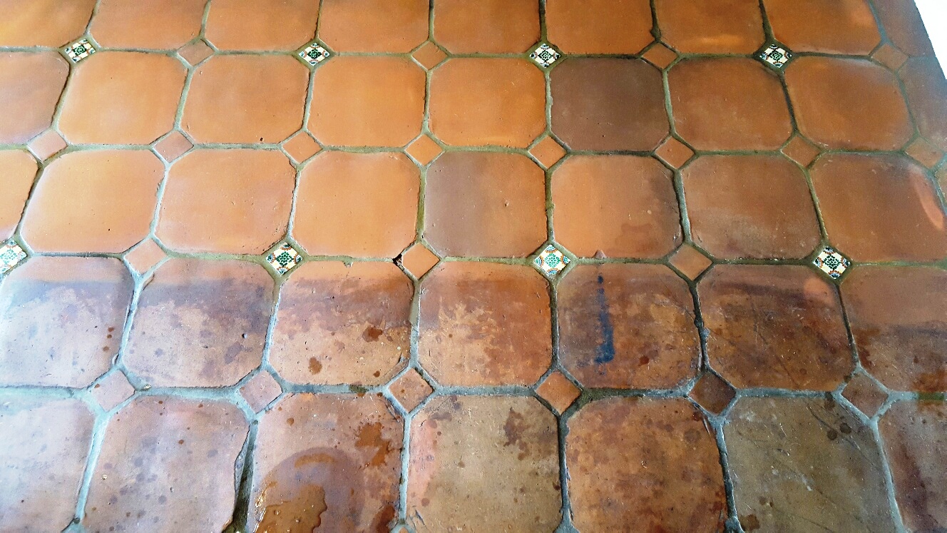 Catalan Terracotta During Cleaning Halifax Farmhouse