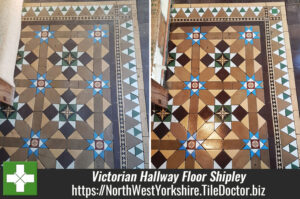 Victorian Hallway Floor Repaired and Restored in Shipley