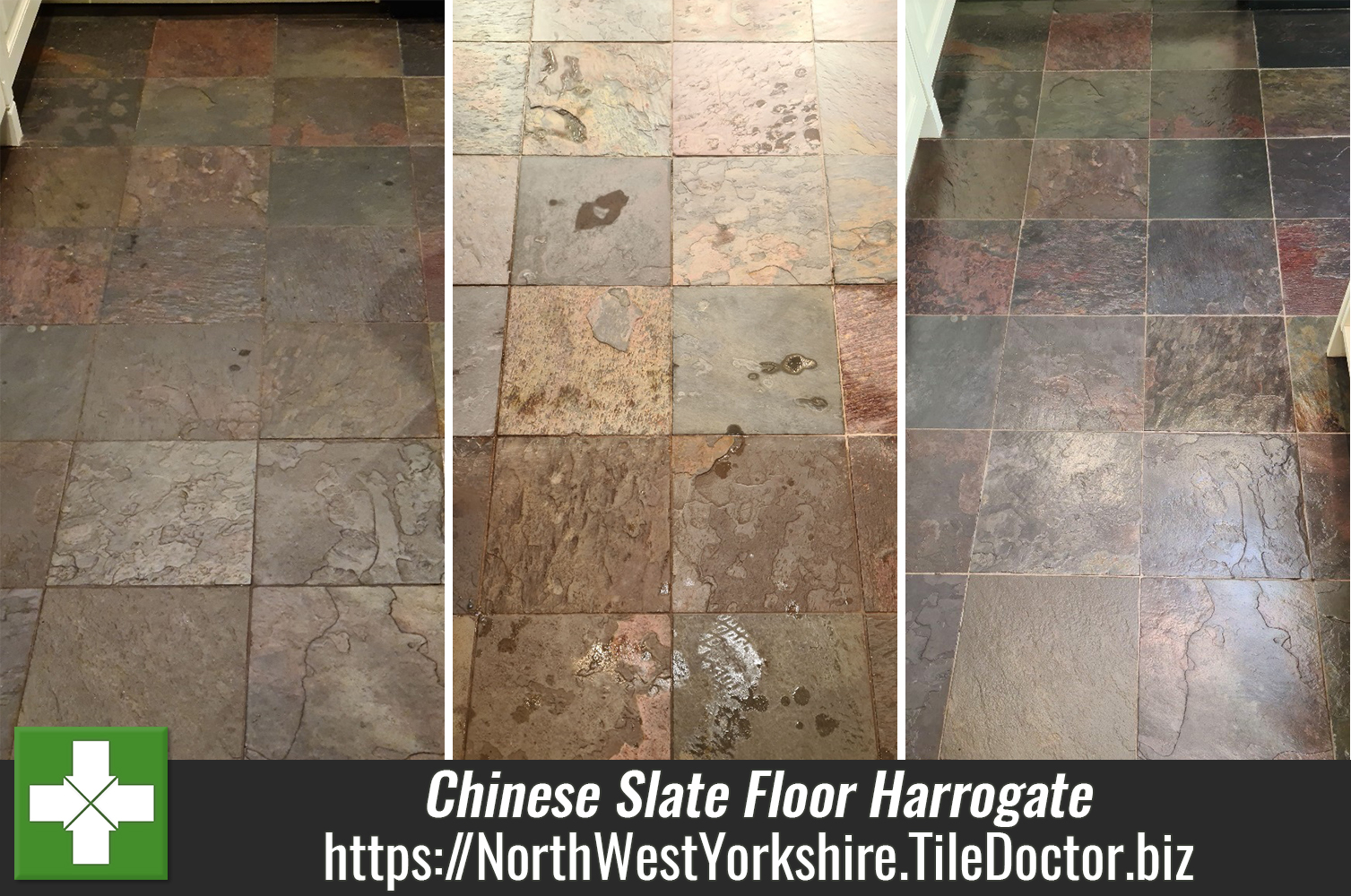 Chinese Slate Kitchen Floor Renovation Harrogate