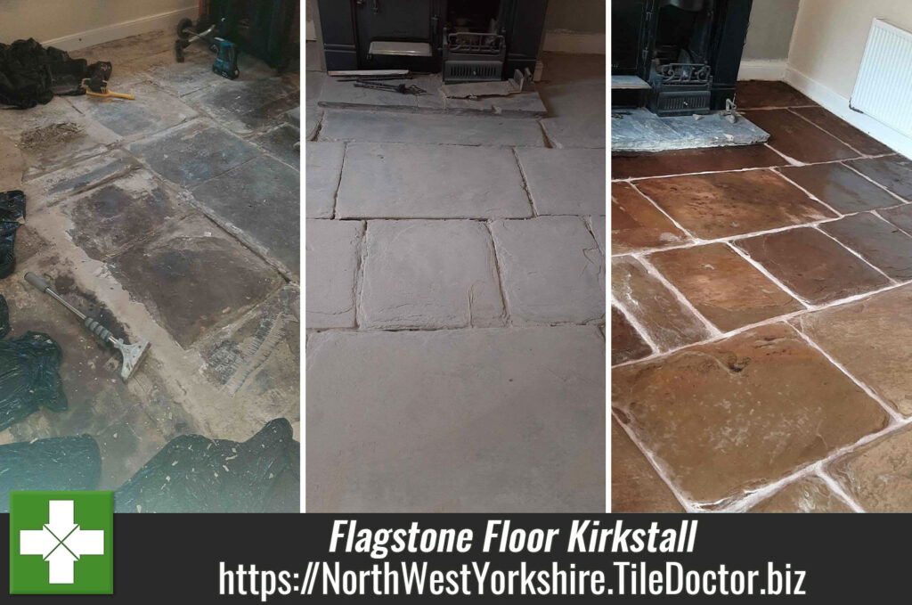 Flagstone Floor Restoration Kirkstall Leeds