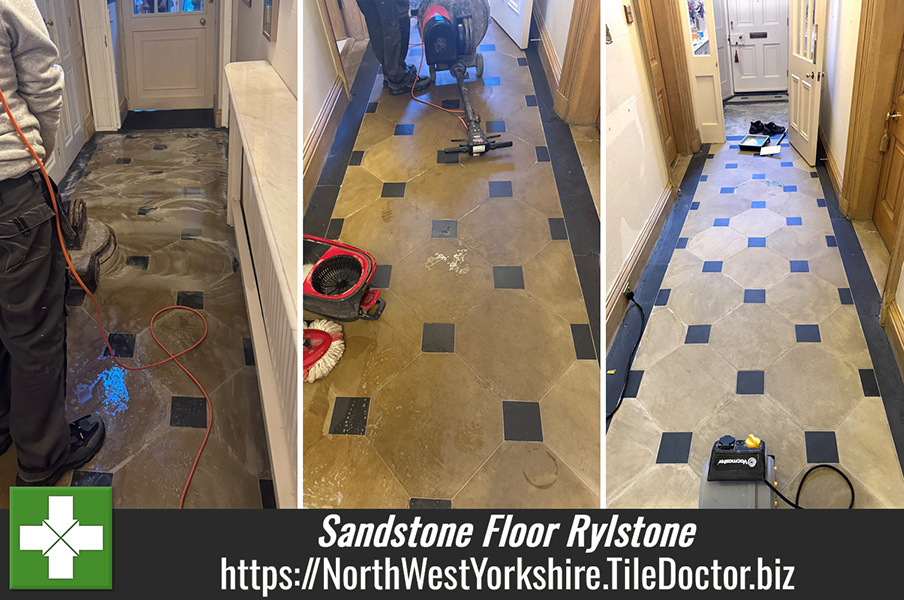 Sandstone Floor Renovation Rylstone Skipton
