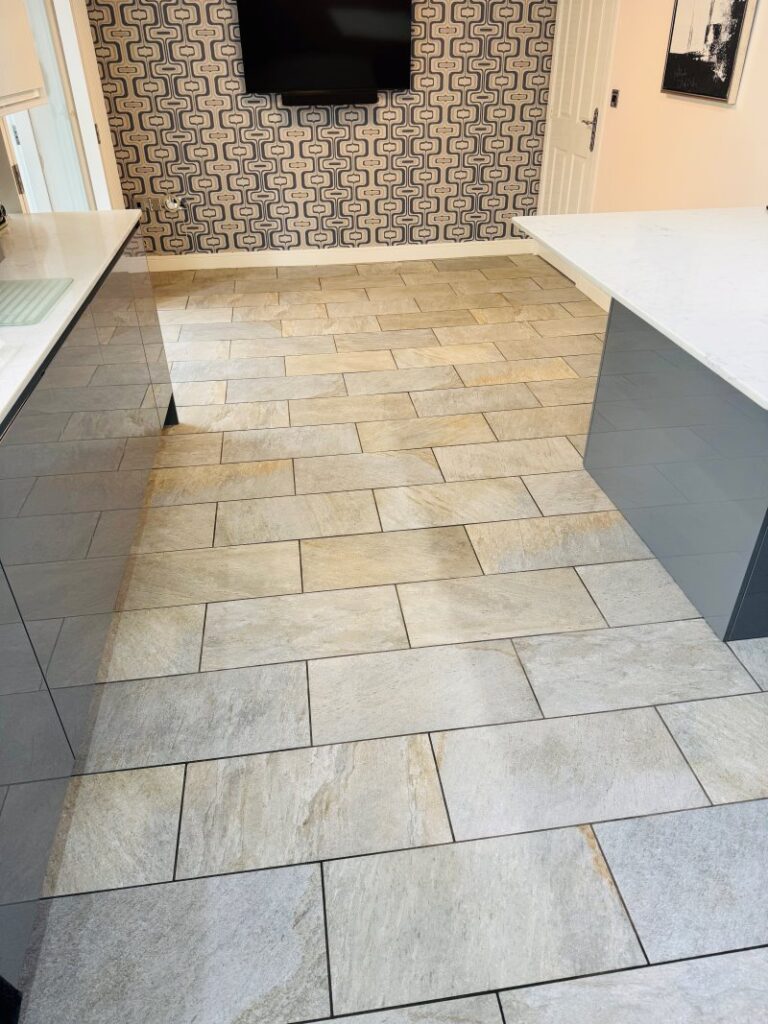 Porcelain Tiled Floor After Renovation Wakefield